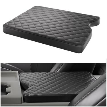 Imagem de SOMOAAI Capa de apoio de braço compatível com Ford 2015-2025 F150 2017-2025 F250 F350 F450 com capa de braço de controle central de assento de salto 40/20/40