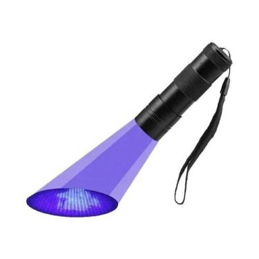 Imagem de Lanterna UV 21 51 100 LED 395nm Luz Ultravioleta Detector De Luz Negra