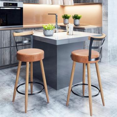 Imagem de Kit 02 Banquetas Moscou - Ssx Multicoisas Amarula