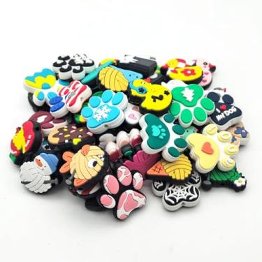 Imagem de YOKUSHI 50 peças de contas focais fofas para canetas a granel, pingentes de desenhos animados soltos em forma de borracha para chaveiro, faça você mesmo, canetas com contas para fazer suprimentos