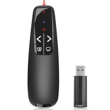 Imagem de Clickers de apresentação para PowerPoint, controle remoto para apresentações de laptop, controle remoto sem fio USB, clique remoto Power Point para computador/Mac/PPT/Google Slide Advancer