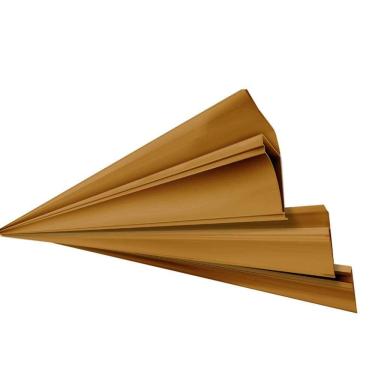 Imagem de Meia Cana Polifort 8mm x 38mm x 6,00m Barra Mogno