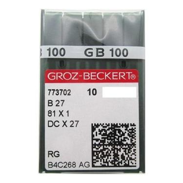 Imagem de Agulha Grozbeckert Dcx27 B27 P/ Maq Costura Overlock 10 Uni - Groz-Bec
