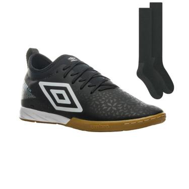 Imagem de Kit Chuteira Futsal Umbro Adamant Club + Par de M-Masculino
