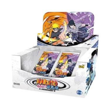 Imagem de Caixa De Cartas Booster Rara Sasuke CR SP UR Naruto Tier 2 Wave 7 Anim
