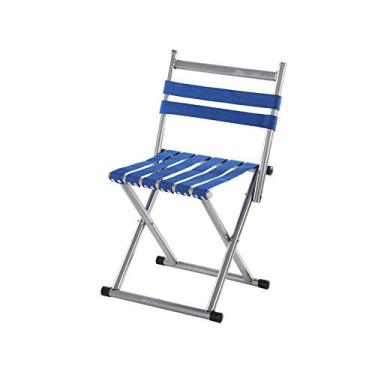 Imagem de U5GAAALPPQ9 Blue Belt Mazar Banco portátil Mazar de aço carbono cadeira dobrável Maza
