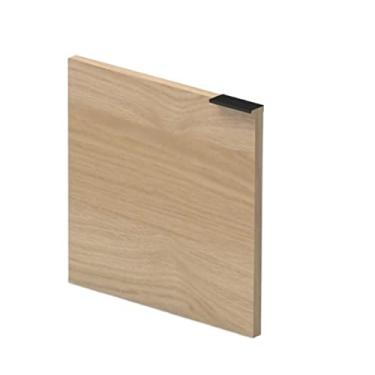 Imagem de Estante de madeira maciça de carvalho branco, armário de parede de prateleira de madeira de armazenamento (cor: carvalho, tamanho: A3 adicionar 39,5 x 28 x 120 cm) (painel traseiro cereja 39,5 x 0,5 x