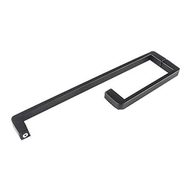 Imagem de BAZAC Maçaneta de porta de chuveiro de aço inoxidável puxadores de porta de banheiro trilho de barra de apoio para box de chuveiro interno/externo - 185 mm + 385 mm