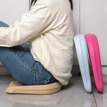 Imagem de ZYTONGMAO Almofada de assento – Almofada ergonômica de EVA para cadeira de escritório, assento de carro (Cáqui-vi)