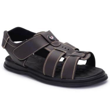 Imagem de Sandália Masculina Confortável Estilo Franciscana Uso Diário - Dona Lu