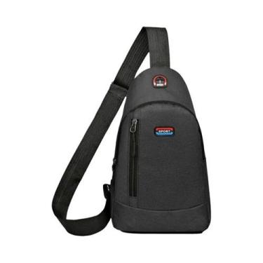 Imagem de Bolsa De Peito Masculina Para Viagem De Negócios, Material De Nylon, F