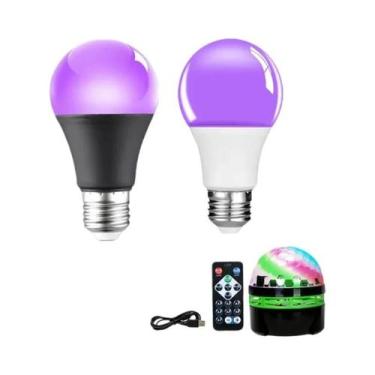 Imagem de Lâmpada UV Roxa De 12W E27 Para Suprimentos De Festa, Decoração De Atm