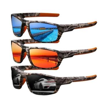 Imagem de Óculos De Sol Esportivos Vintage Unissex UV400 Para Dirigir, Pescar, C