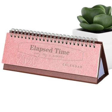 Imagem de Calendário de mesa 2026 | Notas semanais mensais | Calendário de agenda de 12 meses para mesa - para agenda, escritório, casa, escola, dormitório, apartamento, família, estudo, trabalho, Natal