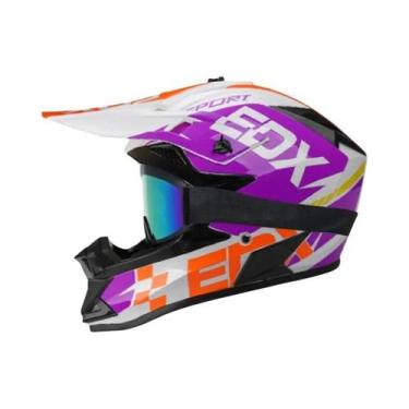 Imagem de Capacete Universal Integral Para Motocicleta Para Crianças E Adultos C