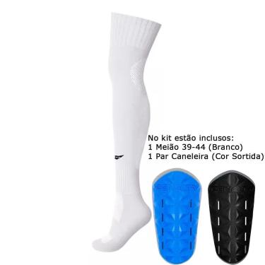 Imagem de Kit Penalty Meião Futebol Matis 39 - 44 + Caneleira Matis X cor:;Tamanho:39 a 44-Masculino