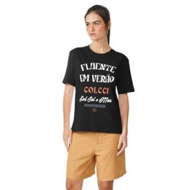 Imagem de Blusa Colcci Estampa Fluente Em Verão-Feminino