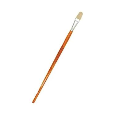 Imagem de Pincel Redondo De Cerdas Para Aquarela, Guache E Tinta a Óleo Para Est