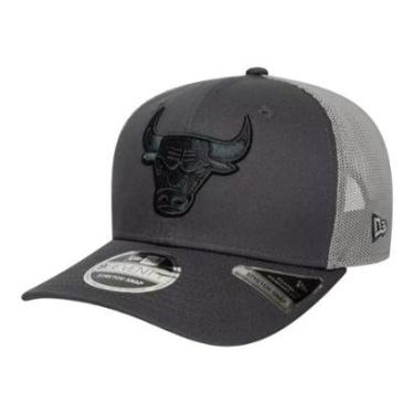 Imagem de Boné New Era Tonal 970SS Chicago Bulls Cinza Masculino-Masculino