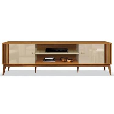 Imagem de Rack Legacy 200cm para Tv Até 65 Polegadas Edn Móveis Cor Off White Ce