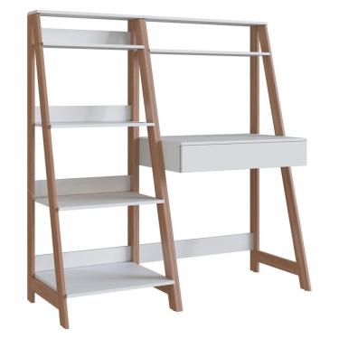 Imagem de Mesa Escrivaninha e Estante Para Escritorio B94 NOVAM