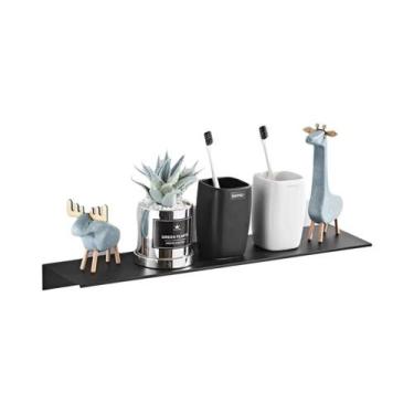 Imagem de Prateleira De Alumínio Para Banheiro 30/40/50CM, Organizador Flutuante