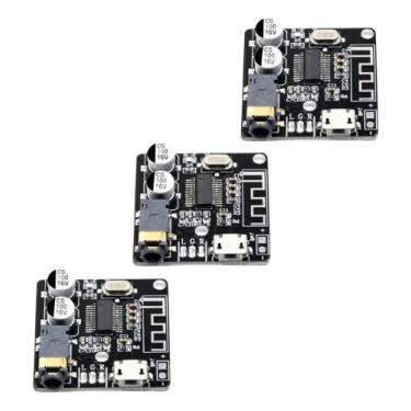 Imagem de 3x Mini Modulo Placa Receptor Bluetooth 5.0 Áudio Mp3 - Congratulation