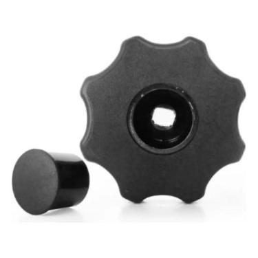 Imagem de 2 Manopla Reguladora Inclinação Banco Preto Gm Celta Prisma - Congratu