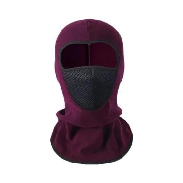 Imagem de Balaclava Térmica De Fleece Quente Para Ciclismo, Motociclismo, Esqui,