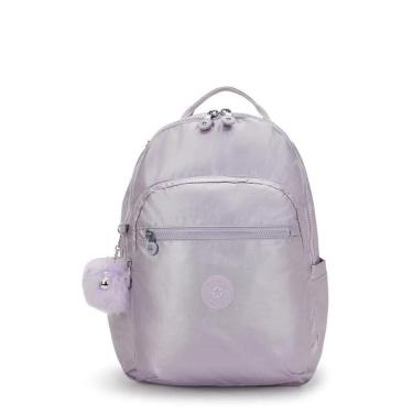 Imagem de Mochila Kipling Seoul Lilac M Met BTS-Feminino