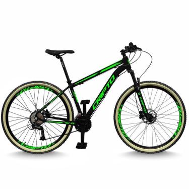 Imagem de Bicicleta Aro 29 Cripto 24 Marchas Freios Disco e Suspensão Pneu Bege-Unissex
