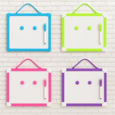 Imagem de Lousa Magnética Infantil 30x20cm Completa Com Caneta, Apagador E Ímãs 