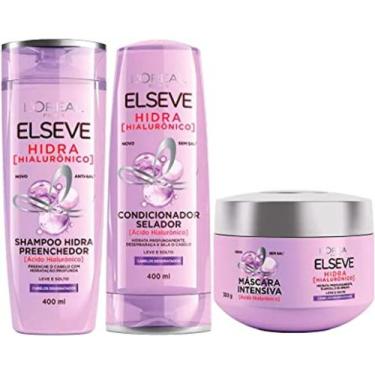 Imagem de Kit elseve hialuronico shampoo+condicionador 400 ml+cr tratamento 300 