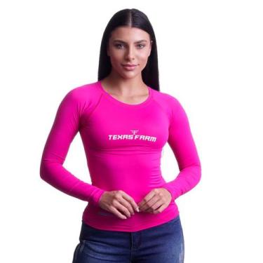 Imagem de Camiseta Feminina UV50 Manga Longa Texas Farm Original Proteção Solar 