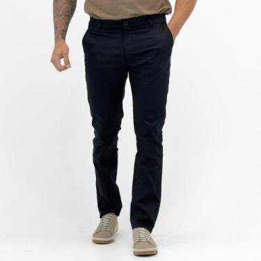 Imagem de Calça Six One Esporte Fino Slim Masculina, 46, Preto