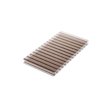 Imagem de Chapa de Policarbonato Alveolar Bronze 6mm - 1,05m x 3,00m - Importado