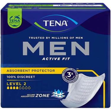 Imagem de Absorvente Masculino Tena Men tamanho Único - 10 unidades