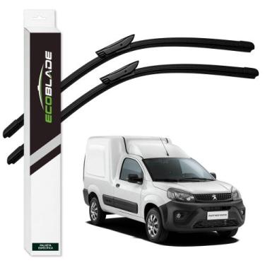 Imagem de Par Palhetas Ecoblade Limpador Parabrisa Alta Durabilidade, Peugeot Pa