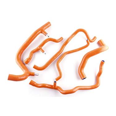 Imagem de LUXERAD 3 camadas 4,5 mm Performance Silicone Refrigerante Mangueira Aquecedor Cano para RENAULT CLIO 172 182 COP (Laranja)