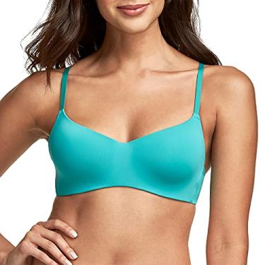 Imagem de Maidenform Sutiã feminino sem fio multidirecional sem alças, Raspas azul-petróleo, XGG