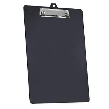 Imagem de Acrimet Prancheta Ofício Universal, com 2 Réguas Laterais, Prendedor Metálico Wire Clip, Cor Preto, 134.5