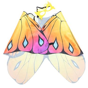 Imagem de FOMIYES Brinquedo De Fingir 1 Conjunto de Halloween Butterfly Wings Shawl Fairy Pixie Fostume Cape Com Capa para a Festa de Halloween Favor Favory Gifts Gifts