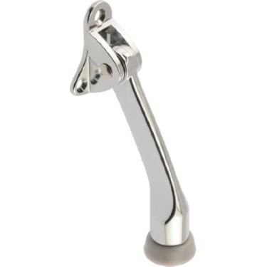 Imagem de The Hillman Group The Hillman Group 853439 10,16 cm (4") batente de porta de chutagem - Cromado, 1 unidade