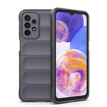 Imagem de Para Samsung A23 A 23 M13 M23 M33 M 33 Capa de Silicone Líquido Traseira para Galaxy A13 A33 A53 A73 5G Capa de Telefone, cinza escuro, Para Samsung M23