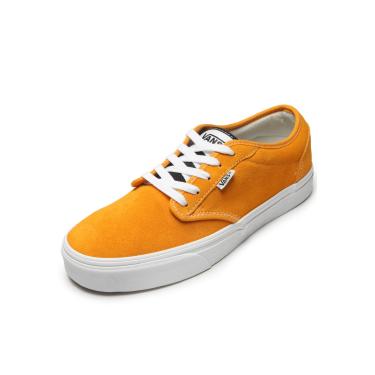 tênis couro vans mn atwood cinza