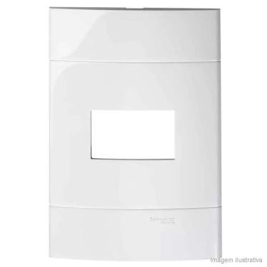 Imagem de Placa 2x4 P/ 1 Módulo S/ Suporte Decor Branco PRM044211 – Schneider