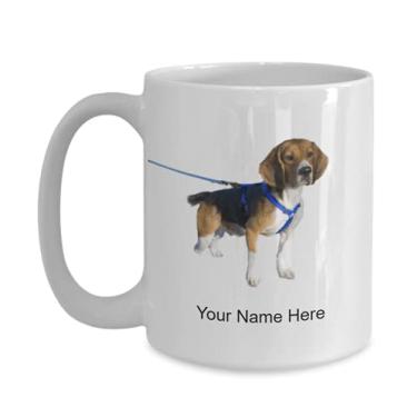 Imagem de Caneca personalizada Alert-beagle Caneca de café para Alert-beagle Lovers Idea Crianças Meninos Meninas Amor - Caneca de café 425 g