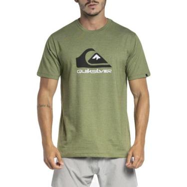 Imagem de Camiseta Quiksilver Full Logo Wt23 Masculina Verde Militar