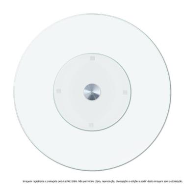 Imagem de Centro de Mesa Prato Giratório Vidro Temperado Incolor 60cm