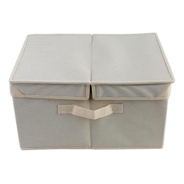 Imagem de Caixa Organizadora Dobrável  Algodão  - A\CASA